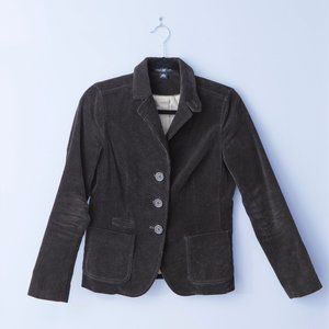 Brown corduroy blazer